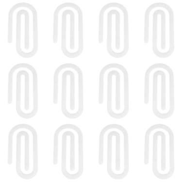 Imagem de BLLNDX 12 peças de clipes de papel grandes de acrílico transparente, suportes para marcadores, 10 x 5 cm, material escolar para professores, escritório, artesanato, decoração, presentes, organizar