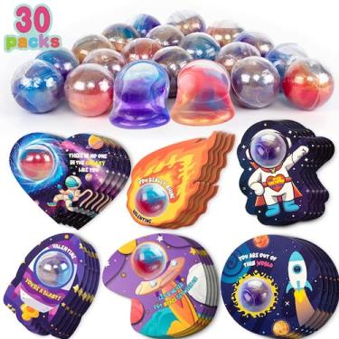 Imagem de Conjunto de cartões de Dia dos Namorados DAZONGE 30 com Galaxy Slime B