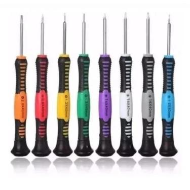 Imagem de Kit Chaves Ferramenta 16 Peças Abrir Celular Iphone Precisão
