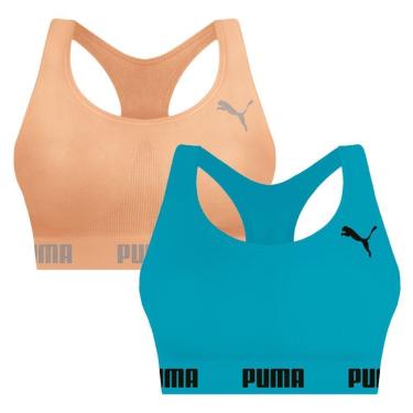 Imagem de Kit 2 Tops Puma Nadador Sem Costura Feminino