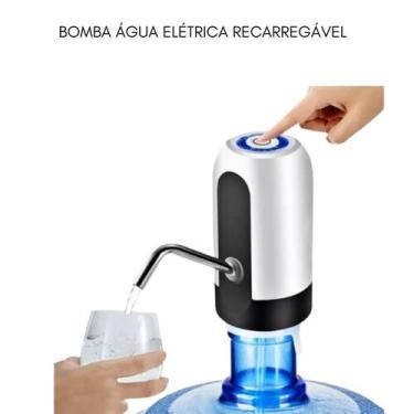 Imagem de Bomba Elétrica Para Galão De Agua Suporte Válvula 5 10 20lt Recarregáv