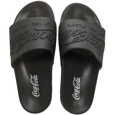 Imagem de Chinelo Gaspea Borracha Masculino Dia Dia Slide Coke Bold Coca Cola Cc3919-Masculino