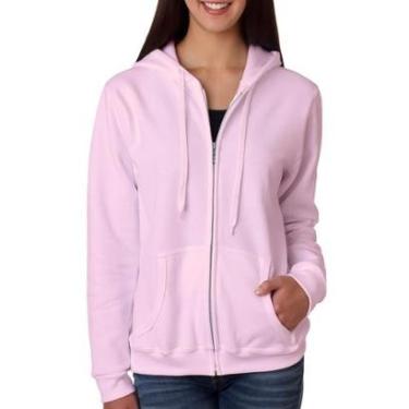 Imagem de Moletom Blusa De Frio Feminino Masculino Unissex Aberto C/ Ziper-Unissex