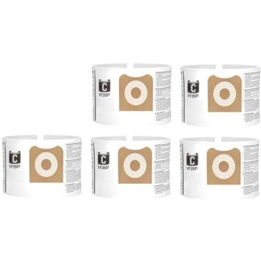Imagem de 5 peças de sacos de papel para coleta de poeira VF3501 23738 filtros descartáveis para aspirador de pó adequado para Ridgid 3-4,5 galões VAC3000 VAC4010