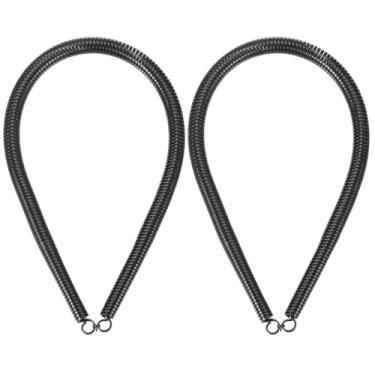 Imagem de HARFINGTON 2 peças Dobrador de tubo de mola de PVC 13 mm OD 520 mm de comprimento tipo C mola de dobra de tubo para dispositivos de dobra de tubos em energia hidráulica doméstica, preto