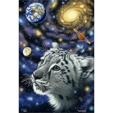 Imagem de PieceRelax Quebra-cabeças de plástico para adultos 504 peças - Schim Schimmel - Um com o universo jogos de mesa e presentes mais satisfatórios sem necessidade de tapete de quebra-cabeça [U1066]