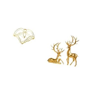 Imagem de Fenteer Elegante Porta-guardanapos de Resina para Armazenamento em Mesa com Dispensador de Braço com Peso, Escultura Decorativa para de Sala de Jantar