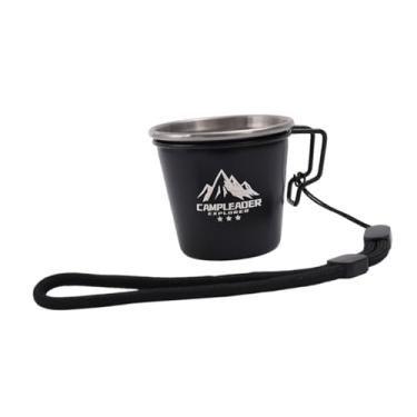 Imagem de Fenteer Caneca de acampamento, caneca de café, copo leve, reutilizável, copo de acampamento para, pesca, caminhadas, atividades ao ar livre, Style C