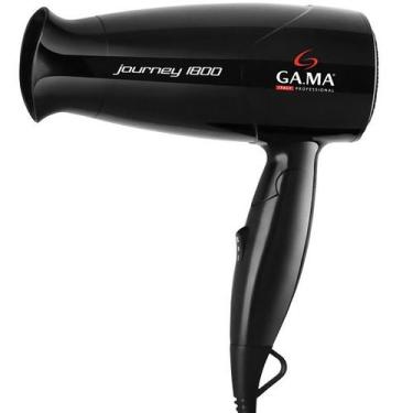 Imagem de Secador de Cabelo Gama Journey 1.800 Watts Bivolt - Preto - GA.MA