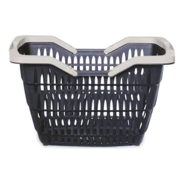 Imagem de Cestinha Mercado Hortifrut Supermercado 12 L Com Alça - USUAL UTILIDAD
