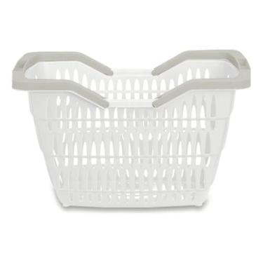 Imagem de Cesta Cestinha Plástica Supermercado Mercado 12 Litros - USUAL UTILIDA