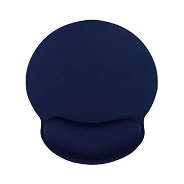 Imagem de Mouse pad de escritório com suporte de pulso em gel – Mouse pad ergonômico para jogos, descanso de pulso com base de borracha antiderrapante para escritório, laptop, computador