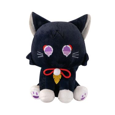 Imagem de Brinquedo de pelúcia Black Cat Doll, animal de pelúcia, 40 cm, desenho animado macio