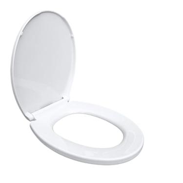 Imagem de Assento Tampa de Vaso Privada Oval Universal Fechamento Suave Soft Close Compatível
