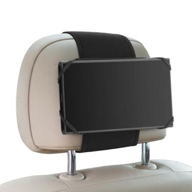 Imagem de Easecos Suporte para encosto de cabeça de carro, suporte de assento de veículo, compatível com console Switch 2, jogos e também para assistir iPad ou Mini Tablet (7 polegadas - 9 polegadas) em uso de