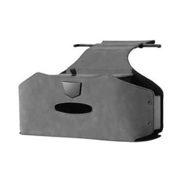 Imagem de Bolsa De Armazenamento Para Encosto De Banco De Carro Em Camurça De 3 