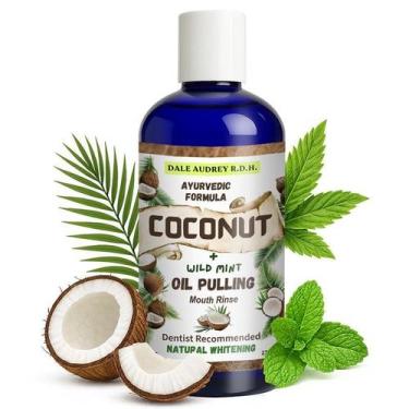 Imagem de Enxaguante bucal com óleo de coco Dale Audrey 240mL