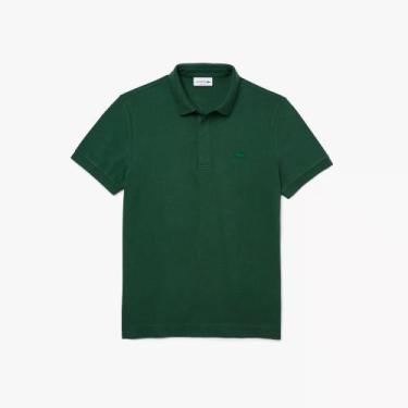 Imagem de Polo Lacoste Regular Fit Paris em Piqué Stretch, PP, Verde escuro