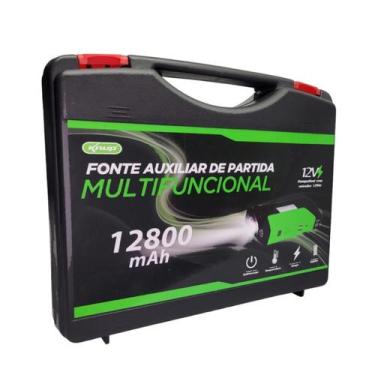 Imagem de FONTE AUXILIAR BATERIA PARTIDA PORTÁTIL MULTIFUNCIONAL KP-TC07+ 12V 12