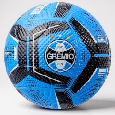 Imagem de Bola Futebol Grêmio Oficial Clube Time Licenciada PVC Sem Costura Campo Grama Natural e Sintética Society Futsal Jogo Campeonato Colorida Adulto Criança - Profissional Gramado Colada Brasileirão