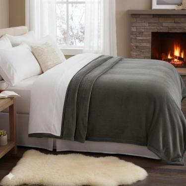 Imagem de Cobertor Manta Soft Casal 2,20x1,80 Microfibra Fleece Quente - Paulo C