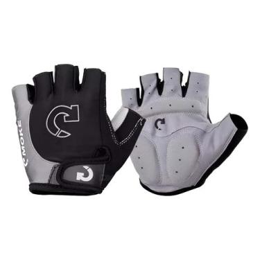 Imagem de Par De Luvas Gel Ciclismo Dedo Curto Bike Academia Proteção - Genérica