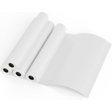 Imagem de FungLam Papel de plotter 36 x 150-4 rolos de papel de formato largo 96 pol x 150 pés, rolos de ligação CAD de 9 kg em núcleo de 5 cm para impressão CAD em impressoras jato de tinta de grande formato