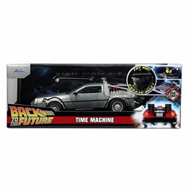 Imagem de Delorean - Time Machine c/ Luz - Back to the Future I - Hollywood Rides - 1/24 - Jada