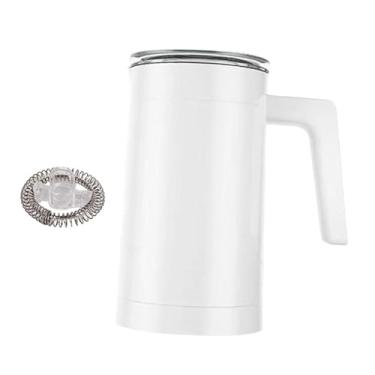 Imagem de DimyFew Espumador Elétrico, Vaporizador E Espumador, 350 Ml, Aquecedor Automático para Espuma Quente E Fria para Café Macchiato, branco