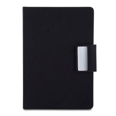 Imagem de Kit Escritório Completo com Caderno, Mouse Pad, Caneta, Porta Objetos, Régua e Estojo, Material Escolar e Papelaria para Organização (Kit escritório Preto PU)