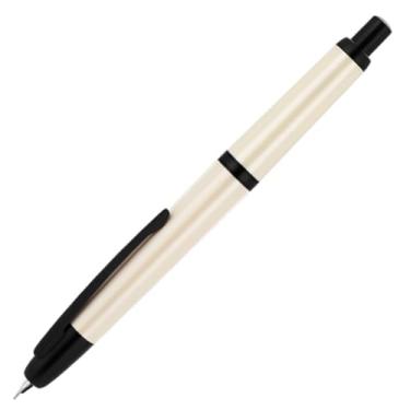 Imagem de Ranvi Caneta tinteiro retrátil Jinhao 20, ponta extrafina com conversor de tinta (clipe preto branco)