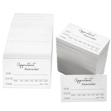 Imagem de 500 cartões de lembrete de compromisso de alumínio em branco, cartões de visita personalizáveis com gravação a laser, papel cobre, ótimo para configurações profissionais