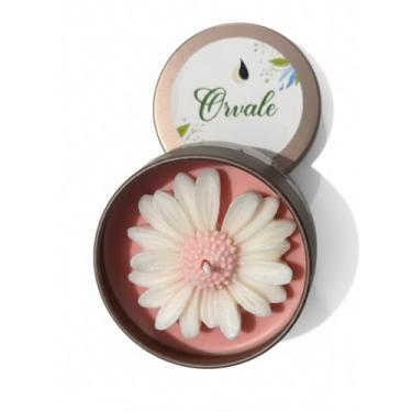 Imagem de Vela Aromática na Latinha 100 g Cera de Coco Coleção Ervas e Flores para Perfumar Ambientes (Chá Branco)