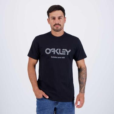 Imagem de Camiseta Oakley Coral Organic Surf Preta-Masculino