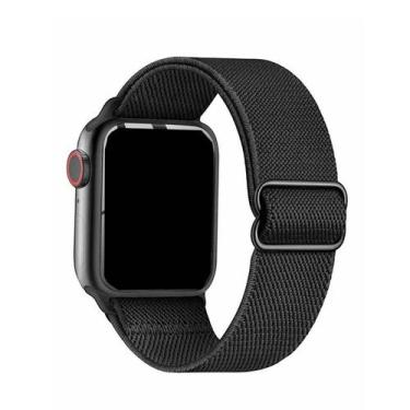 Imagem de Pulseira De Nylon Elástica Para Apple Watch Ultra Série 8 7, Faixa De 