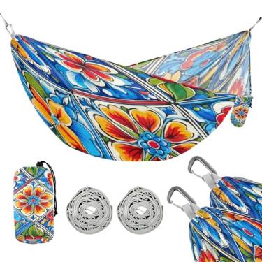 Imagem de ATTX Rede mexicana de cerâmica para acampamento – Redes leves e portáteis, capacidade de 150 kg para uso interno, caminhadas, mochilão, viagens, quintal, praia (629)