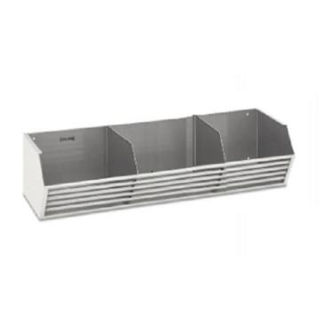 Imagem de Fruteira De Parede Inox Fritomaq 3 Divisões 120x30cm