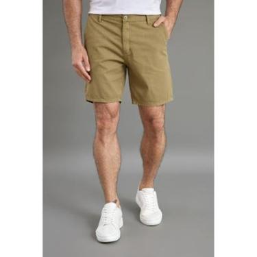 Imagem de Bermuda Masculina Slim Sport Fino em Sarja Dialogo-Masculino