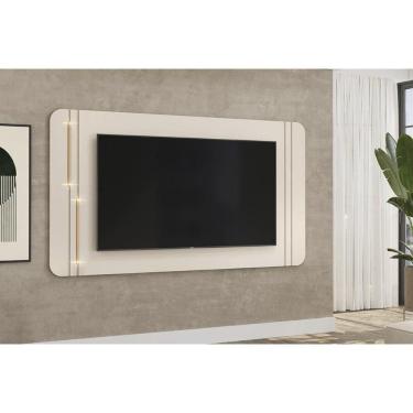 Imagem de Painel Home P/ Tv Até 75 Pol Ariana 241x132cm Off White - Dj Móveis