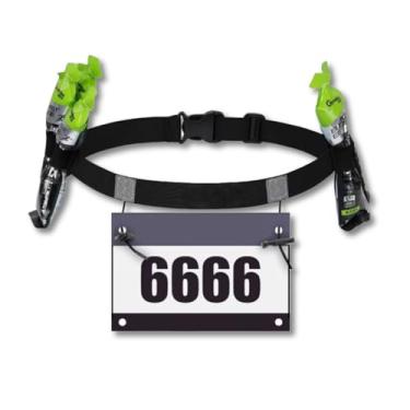 Imagem de Cinto Porta Número Corrida Suporte Carbo Gel