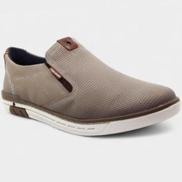 Imagem de Mocassim Couro Pegada Rustic Masculino - Marrom - 41-Masculino