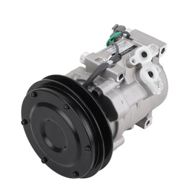 Imagem de Hyuduo Compressor de Ar Condicionado de Escavadeira Liga de Aço 447190 15R1, Tecnologia de Economia de Energia para PC110 7 8 PC500 7 8, Resfriamento Eficiente, Alta Estabilidade, Substituição Direta