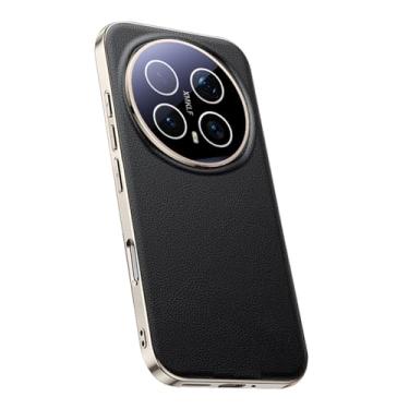 Imagem de LYJSMGZ Capa fina para Huawei Honor Magic 8 Pro/Magic 8, capa galvanizada com proteção contra quedas militar, à prova de choque, fosco para negócios, preta, Majic 8