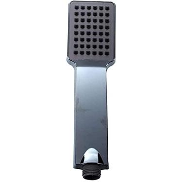Imagem de YYBOES Chuveiro cabeça de chuveiro filtro de chuveiro elétrico cabeça de chuveiro chuveiro de alta pressão para aumentar a pressão cabeça de chuveiro portátil retangular cabeça de chuveiro