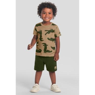 Imagem de Conjunto infantil menino de jacaré Brandili