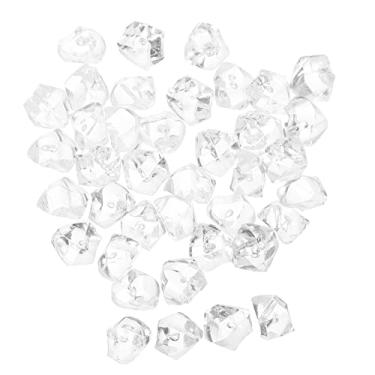 Imagem de 40 peças de pingentes em forma de diamante falso para artesanato faça você mesmo, pedras de resina para decoração de capa de telefone, mármores acessórios decorativos para grampos de cabelo, vasos