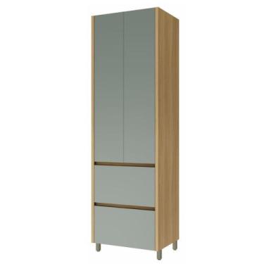 Imagem de Armário De Cozinha Paneleiro 2 Portas 2 Gavetas 100% Mdf Raissa Nesher