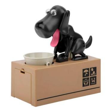 Imagem de Cofre Cofrinho Cachorrinho Come Moedas Automático Infantil - OPAPRO, P