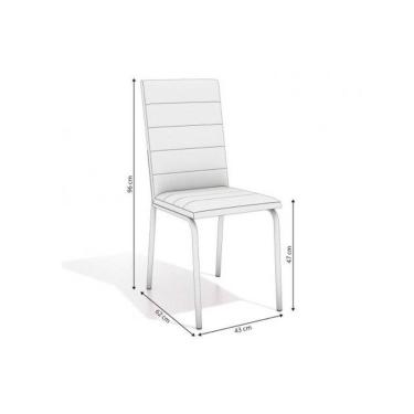 Imagem de Sala De Jantar Loire com Tampo De Madeira 1.36 Cm + 6 Cadeiras Cromada-nude