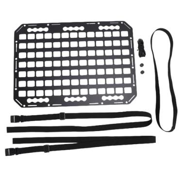 Imagem de Fydun Painel Molle da Cama do Caminhão, Rack Organizador de Armazenamento de Carga de Alumínio Com Vários Furos para Ferramentas 21,26 X 15 X 0,08 pol., Compatível Com L Track, para